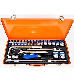 1/2 Lokma Takımı 25 Parça Chrome Vanadium Çelik