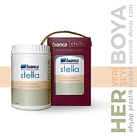 Bianca Stella Su Bazlı Saf Akrilik Boya 1 Lt Beyaz