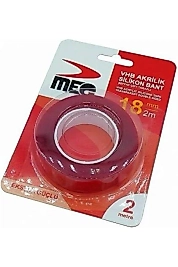 Meg Çift Taraflı Akrilik Bant 18 mm x 2 mt